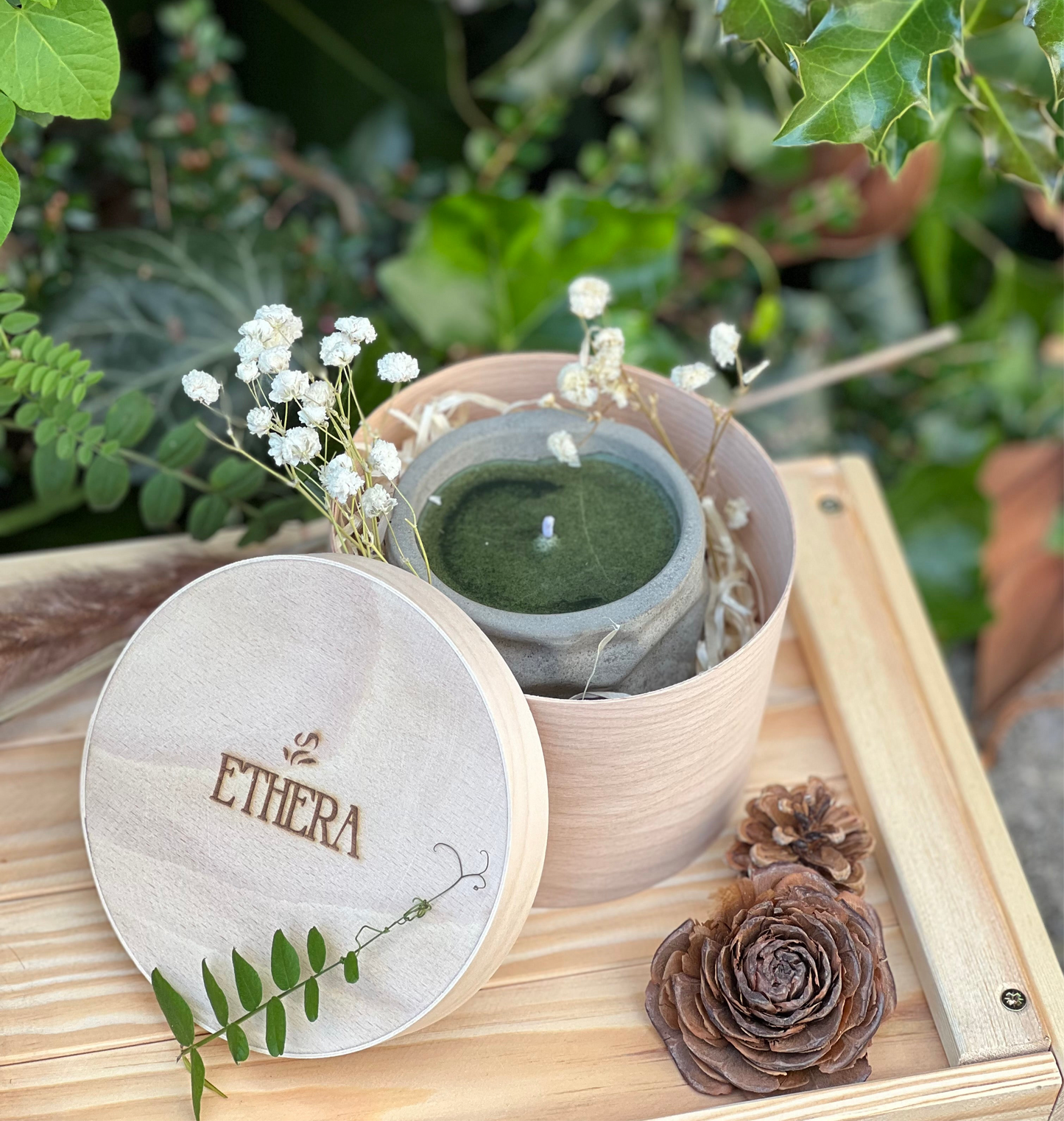 Calme de forêt – Pin & eucalyptus (édition béton)
Forest calm – Pine & Eucalyptus (concrete edition)