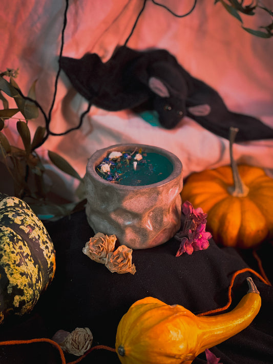 Eucalyptus Fantôme – Concrete Candle (Limited Edition Halloween)